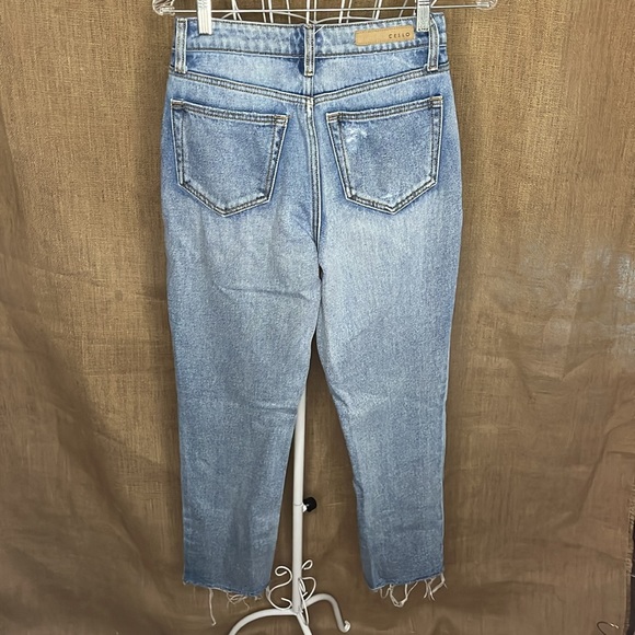 Cello High Rise Distressed Jeans - Picture 4 of 9